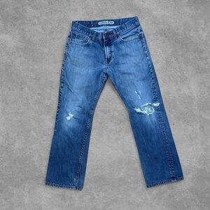 Express Relaxed Fit Blue Jeans